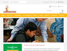 Tablet Screenshot of laamistadinc.org